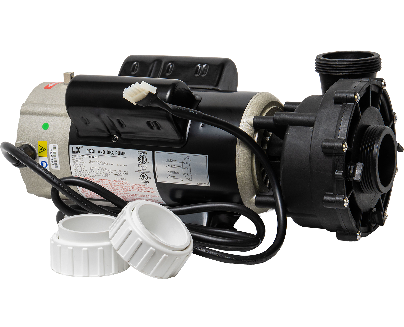 LX 2 HP Spa Pump 48WUA2002C-II